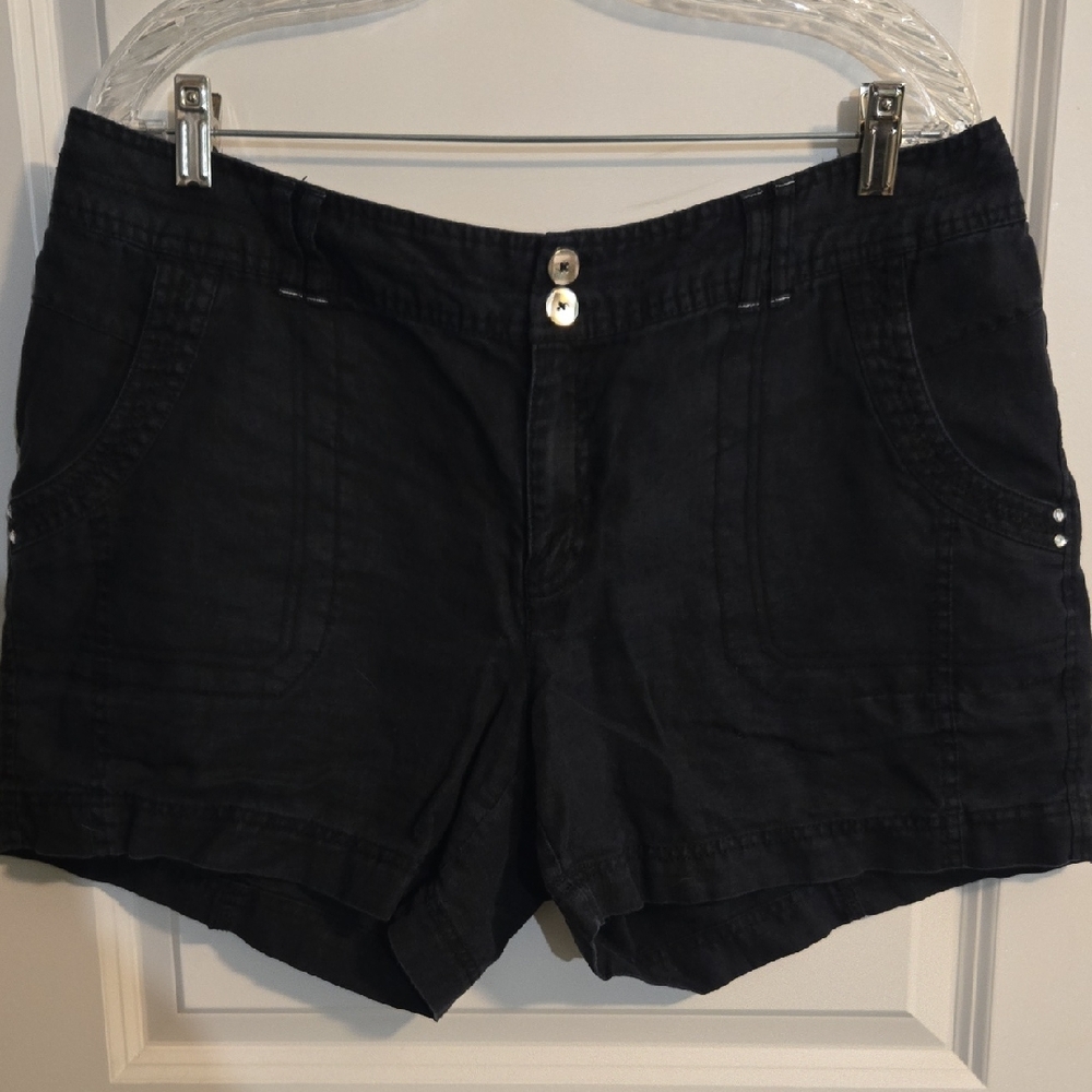 INC International Concepts Black Cargo Shorts